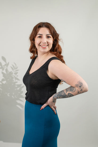 Artemis Linen Tank Top