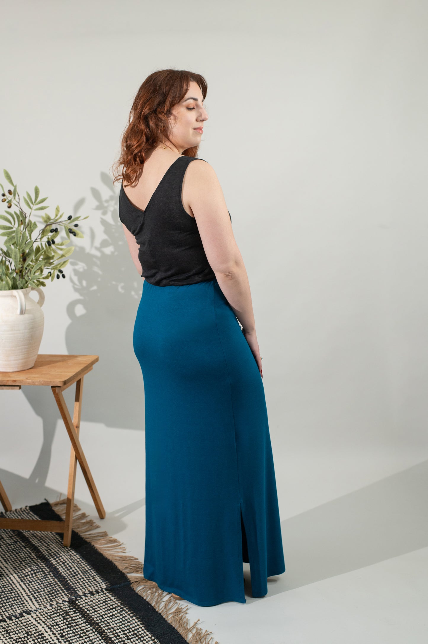 Demeter Slit Maxi Skirt