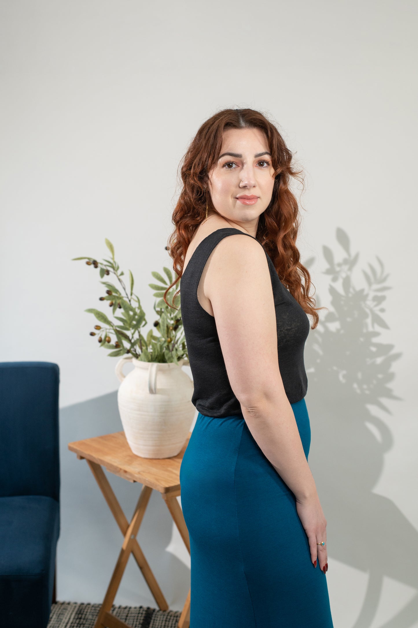 Artemis Linen Tank Top