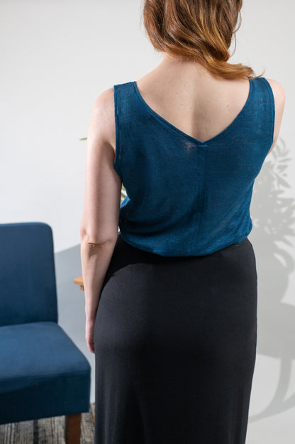 Artemis Linen Tank Top