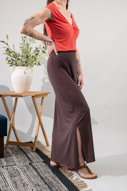 Demeter Slit Maxi Skirt