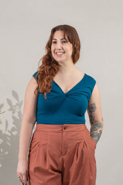 Camilla Twisted Bardot Top