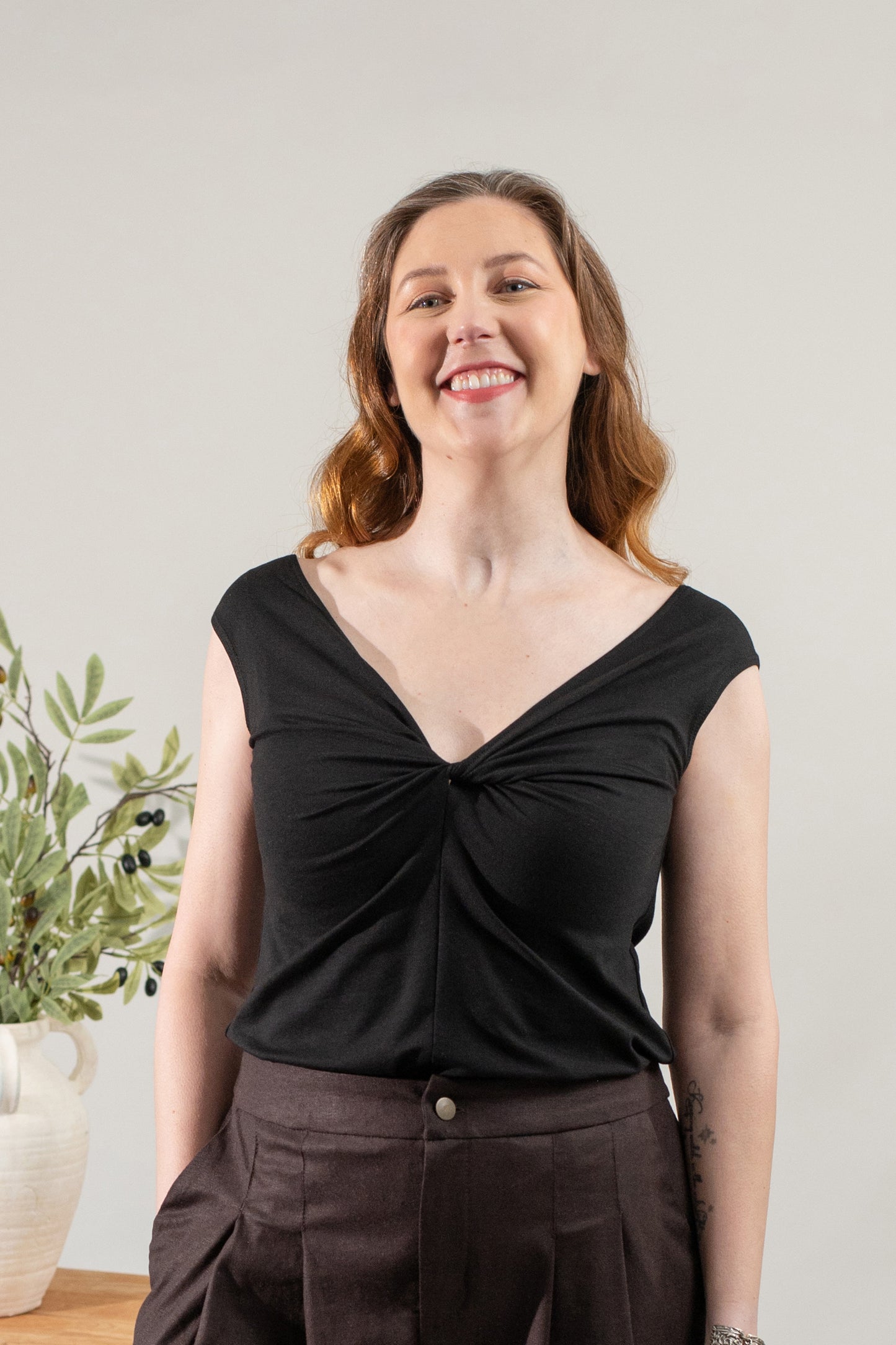 Camilla Twisted Bardot Top